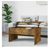 Image de Table basse Chêne fumé 80x50,5x41,5 cm Bois d ingénierie