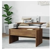 Image de Table basse Chêne marron 80x50,5x41,5 cm Bois d ingénierie