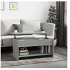Image de Table basse Sonoma gris 102x50x52,5 cm Bois d'ingénierie