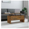 Image de Table basse Chêne fumé 102x50,5x46,5 cm Bois d ingénierie
