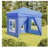 Image de Partytent inklapbaar met zijwanden 2x2 m blauw93500