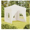 Image de Partytent inklapbaar met zijwanden 2x2 m cràmekleurig93501