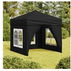 Image de Tente de Réception Pliable avec Parois Belvédère de Camping Pavillon d'Extérieur Tonnelle de Jardin Chapiteau Patio 93504