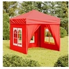 Image de Partytent inklapbaar met zijwanden 2x2 m rood93506