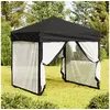 Image de Partytent inklapbaar met zijwanden 2x2 m zwart93511