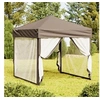 Image de Partytent inklapbaar met zijwanden 2x2 m taupe93512