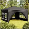 Image de Partytent inklapbaar met zijwanden 3x3 m zwart93525