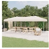 Image de Tente de réception pliable Crème 3x6 m