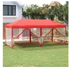Image de Partytent inklapbaar met zijwanden 3x6 m rood93555