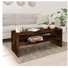 Image de Table basse Chêne fumé 100x40x40 cm Bois d ingénierie