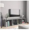 Image de Bibliothèque/Meuble TV Sonoma gris 143x30x36cm Bois ingénierie815271