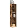 Image de CD-kasten 2 st 21x16x93,5 cm bewerkt hout gerookt eikenkleurig815318