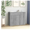 Image de Buffet Sonoma gris 88x30x70 cm Bois d ingénierie