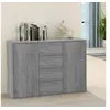Image de Buffet Sonoma gris 88x30x65 cm Bois d ingénierie