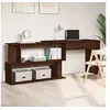 Image de Bureau d'angle Chêne marron 200x50x76 cm Bois d'ingénierie