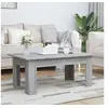 Image de Table basse Sonoma gris 100x60x42 cm Bois d ingénierie