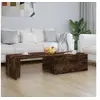Image de Table basse Chêne fumé 150x50x35 cm Bois d ingénierie
