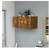 Image de Hangkast 80x39x40 cm bewerkt hout gerookt eikenkleurig815513