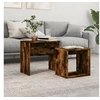 Image de Tables basses gigognes 2 pcs chêne fumé bois d'ingénierie815540