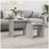 Image de Tables basses gigognes 2 pcs sonoma gris bois d'ingénierie815541