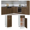 Image de Onderkast met lade 30x46x81,5 cm bewerkt hout bruin eikenkleur815569