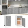 Image de Onderkast met lade 40x46x81,5 cm bewerkt hout grijs sonoma815571