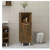 Image de Armoire de bain Chêne fumé 30x30x95 cm Bois d'ingénierie815606