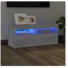 Image de Meuble TV avec lumières LED Sonoma gris 90x35x40 cm