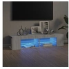 Image de Meuble TV avec lumières LED sonoma gris 135x39x30 cm815694