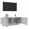 Image de Meuble TV Sonoma gris 100x35x40 cm Bois d ingénierie