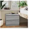 Image de Tables de chevet 2 pcs Sonoma gris 50x39x43,5cm Bois ingénierie815825