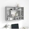 Image de Wandschap 75x16x55 cm bewerkt hout grijs sonoma eikenkleurig815844