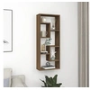 Image de Wandschap 36x16x90 cm bewerkt hout bruin eikenkleur815848