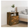Image de Table de chevet Chêne fumé 50x32x60 cm815858