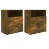 Image de Nachtkastjes 2 st 50x32x60 cm gerookt eikenkleurig815859