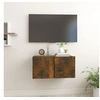 Image de Armoire TV suspendue Chêne fumé 60x30x30 cm Bois d'ingénierie815867
