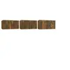 Image de Meubles TV suspendus 3 pcs Chêne fumé 60x30x30 cm