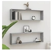 Image de Wandschappen kubus 2 st 100x15x30 cm bewerkt hout grijs sonoma815909