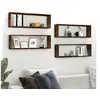Image de Wandschappen kubus 4 st 80x15x26,5 cm hout gerookt eikenkleurig815916