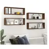 Image de Wandschappen kubus 4 st 80x15x26,5 cm hout bruin eikenkleur815922