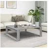 Image de Table basse Sonoma gris 100x100x35 cm Bois d ingénierie
