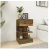 Image de Table de chevet Chêne fumé 40x35x65 cm Bois d'ingénierie816041