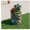 Image de Poteau à gabion circulaire Acier galvanisé Ø50x50 cm
