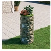 Image de Poteau à gabion circulaire Acier galvanisé Ø50x100 cm