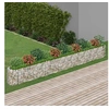 Image de Lit Surélevé à Gabion Parterre de Fleurs Support de Plante Jardinière Pot de Fleurs Jardin Terrasse Extérieur Fer 152029