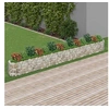 Image de Lit Surélevé à Gabion Parterre de Fleurs Support de Plante Jardinière Pot de Fleurs Jardin Terrasse Extérieur Fer 152030