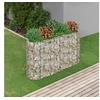 Image de Lit Surélevé à Gabion Parterre de Fleurs Support de Plante Jardinière Pot de Fleurs Jardin Terrasse Extérieur Fer 152033