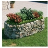 Image de Lit Surélevé à Gabion Parterre de Fleurs Support de Plante Jardinière Pot de Fleurs Jardin Terrasse Extérieur Fer 152040