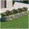 Image de Lit Surélevé à Gabion Parterre de Fleurs Support de Plante Jardinière Pot de Fleurs Jardin Terrasse Extérieur Fer 152042