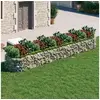 Image de Lit Surélevé à Gabion Parterre de Fleurs Support de Plante Jardinière Pot de Fleurs Jardin Terrasse Extérieur Fer 152043